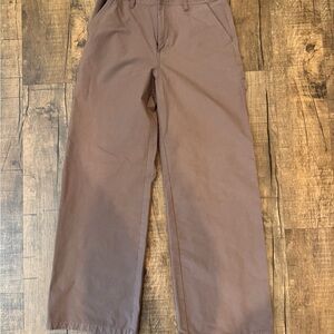 Women’s Brown Straight-Leg Pants